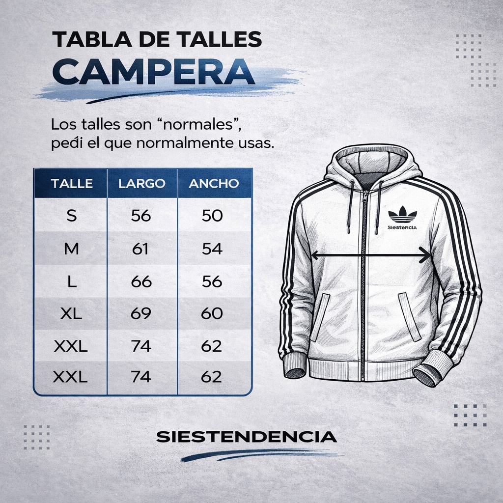 Gu&iacute;a de talles conjunto